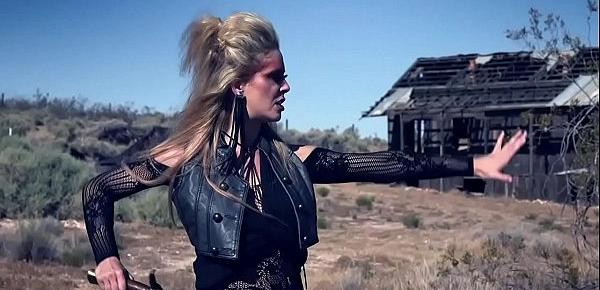  Busty sex witch dp banged outdoor in a desert